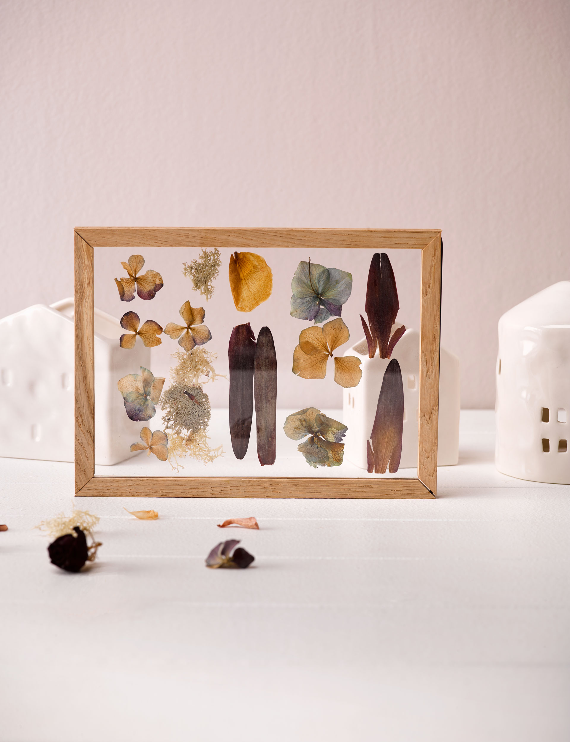 DIY gift ideas, pressed flower frame 