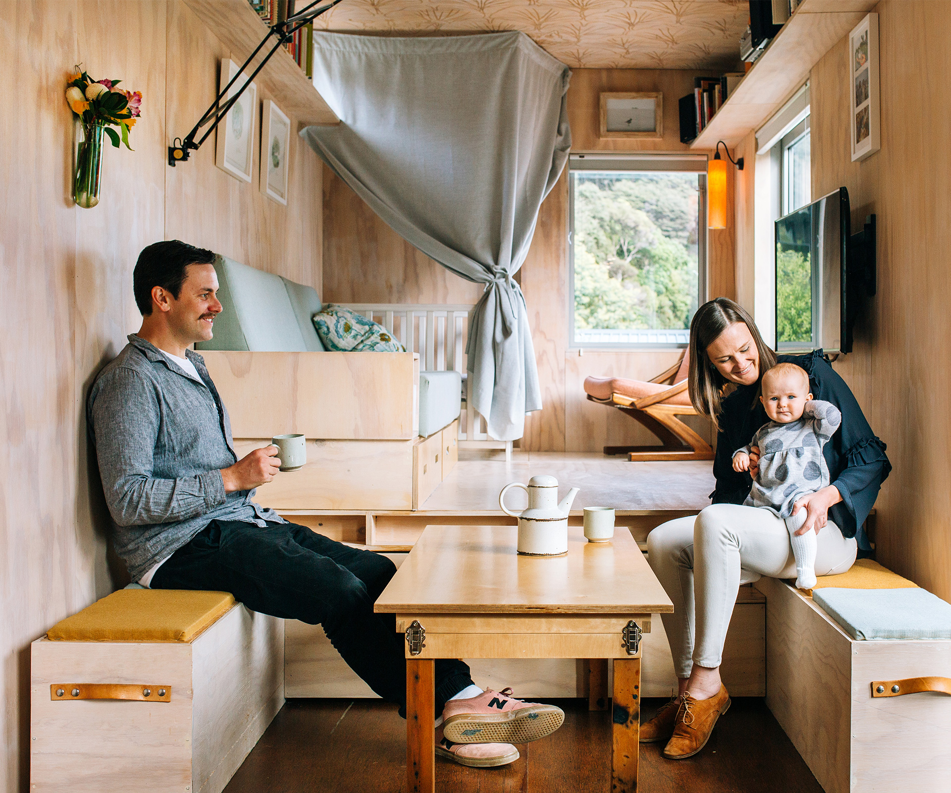 This couple gets honest about what it's like to live in a shipping container